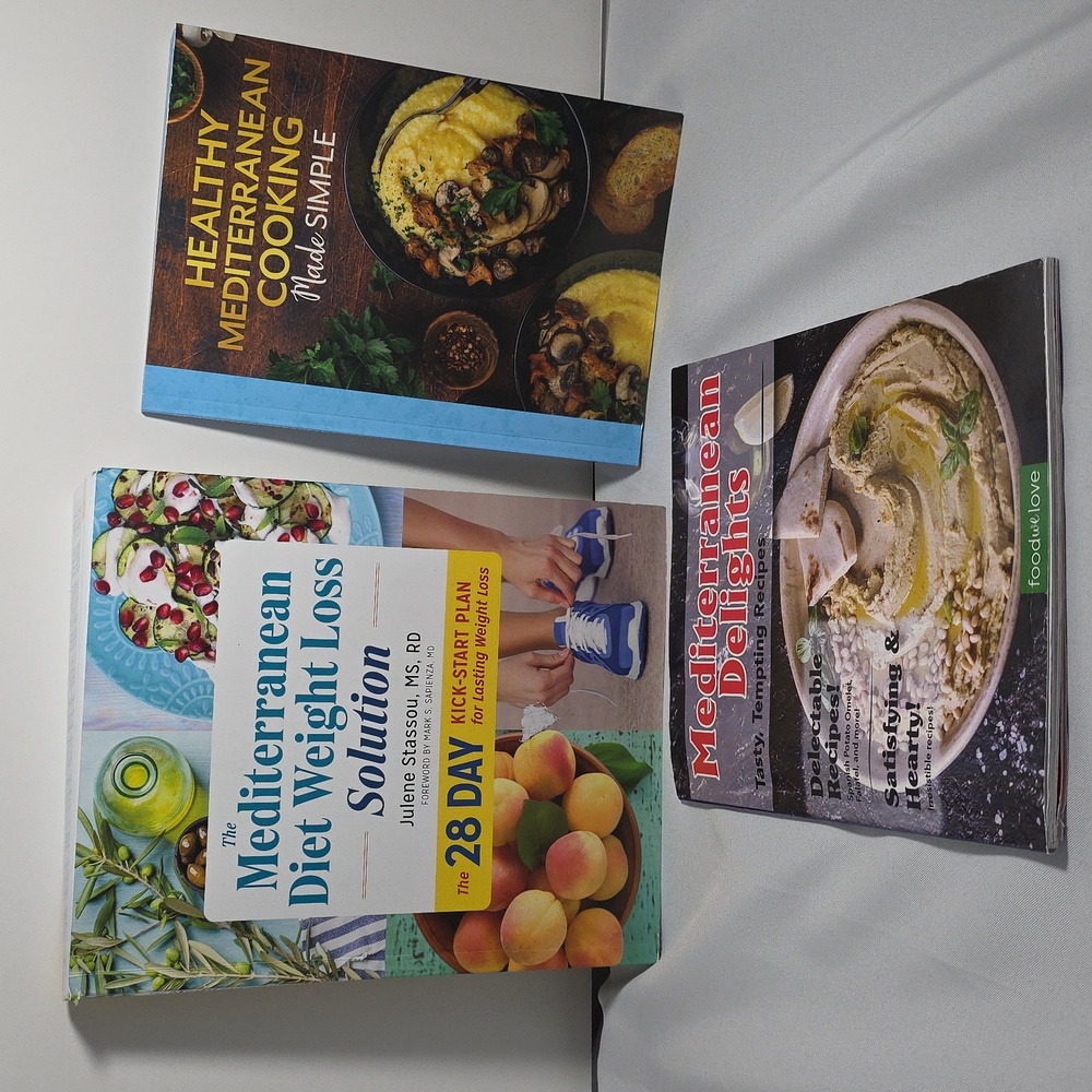 Mediterranean Cookbooks (3 book set)